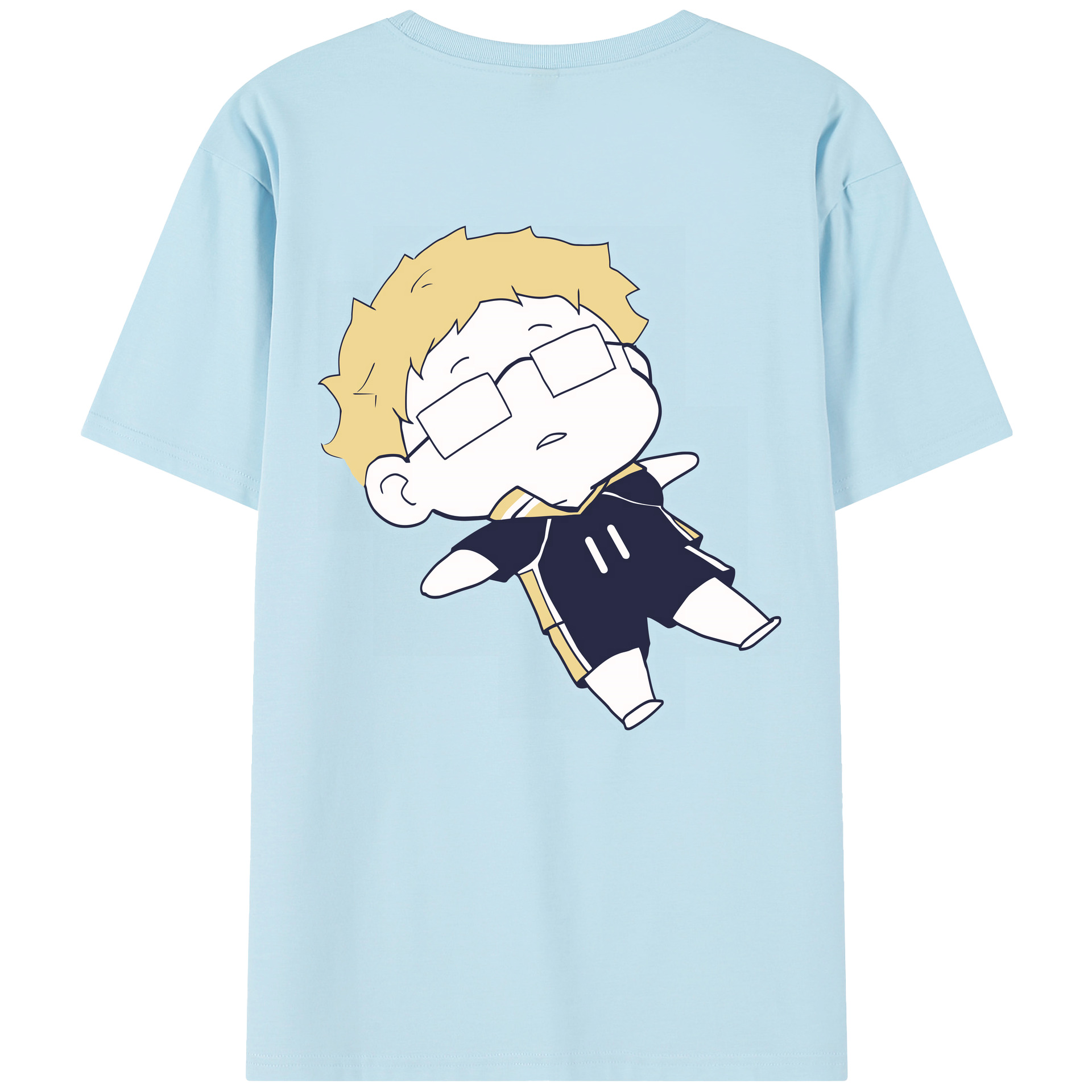 （画像用） ハイキュー!! Haikyu!! 綿100％半袖Tシャツ（背面プリント）